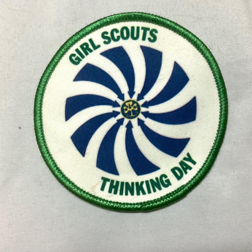 Girls Scouts THINKING DAY Patch
